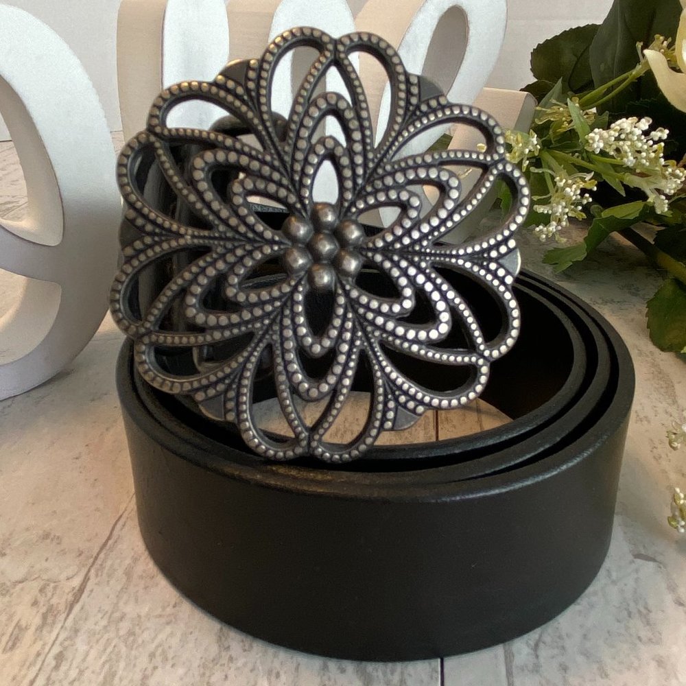 💥2 for 10💥 Gen.Black Italian Leather Belt - XL